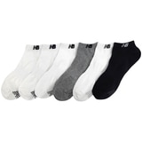 뉴발란스 남성스니커즈 양말 6족 - 화이트/그레이/블랙 뉴발란스 남성스니커즈 양말 6족 - 화이트/그레이/블랙