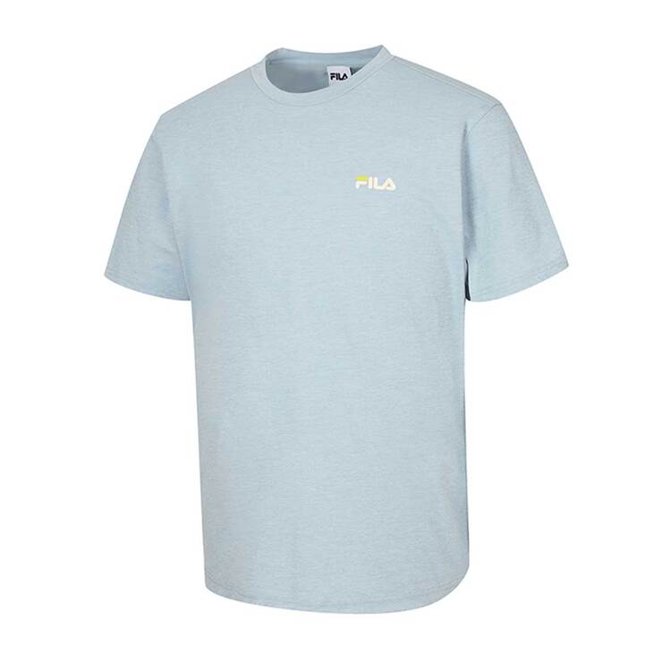 휠라 남성 기능성 반소매 티셔츠 - 블루, XL