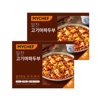 마이셰프알찬고기마파두부 719g x 2