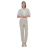 SOUP 여성 슬림핏 팬츠 - 라이트 베이지, L