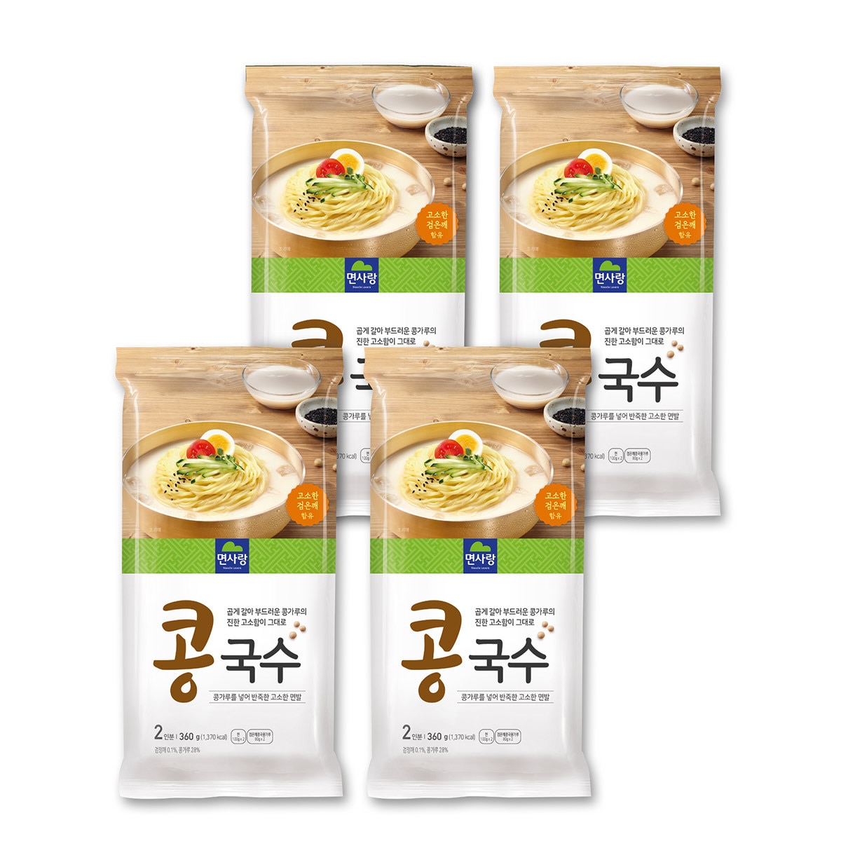 면사랑 콩국수 360g x 4