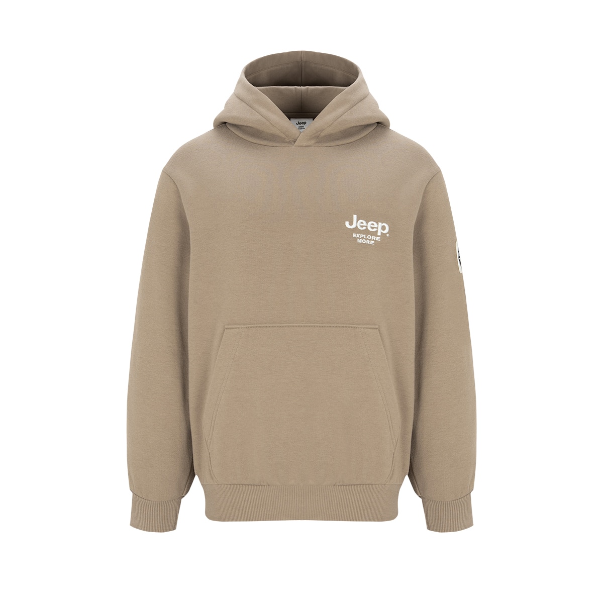 Jeep 키즈 플리스 그래픽 후드 - 브라운, 165 Jeep 키즈 플리스 그래픽 후드 - 브라운, 165