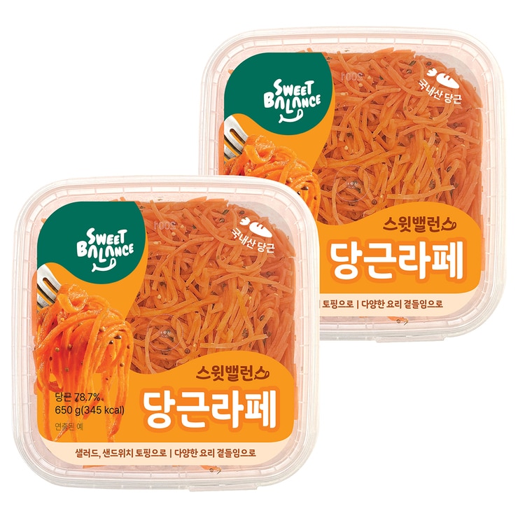 스윗밸런스 당근라페 650g x 2 스윗밸런스 당근라페 650g x 2