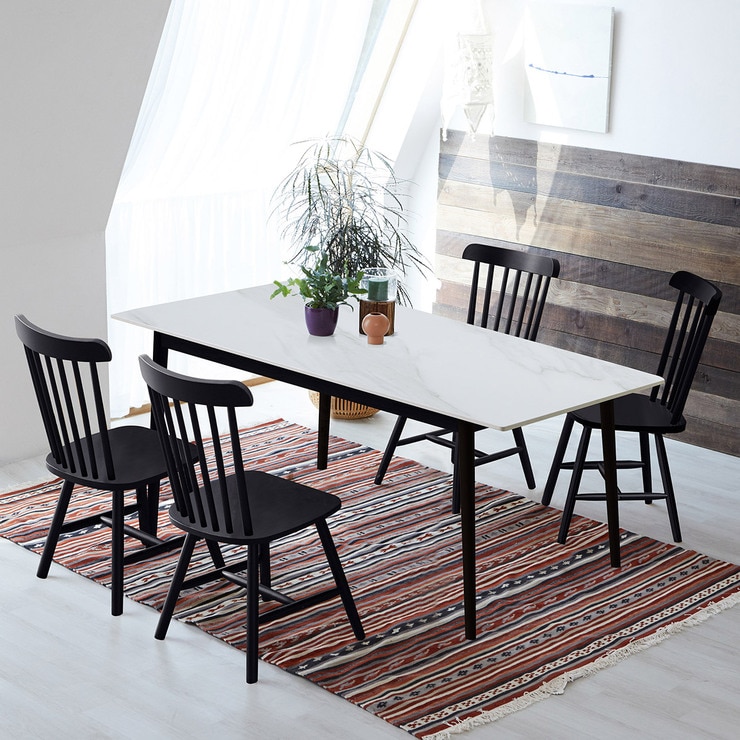 리비니아 TOTO 포세린 세라믹 4인 식탁세트