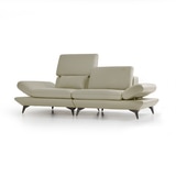 UND 에디션 NA6 천연 통가죽 소파 3인 - 라이트그레이