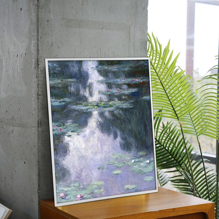 지클레 그림 액자 (80 x 60cm 또는 60 x 80cm) - 모네, 수련