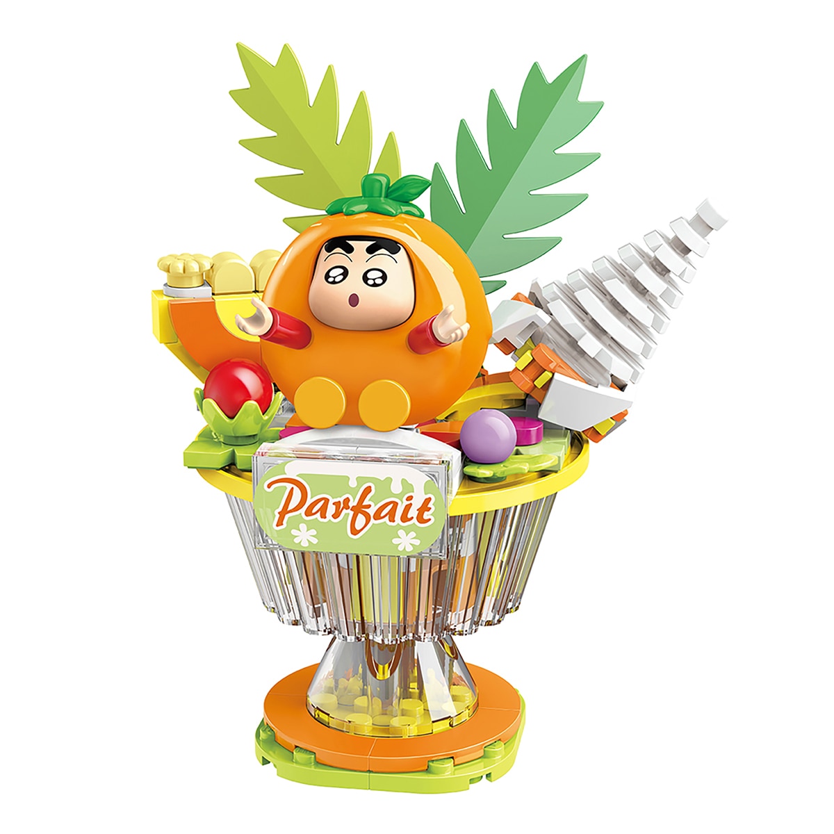 Keepplay 짱구 블럭 피규어 음식 시리즈 3종