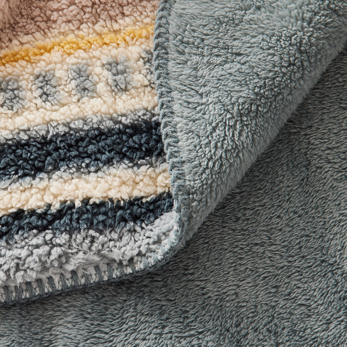 Pendleton 셔파 담요 127x177cm - 살틸로스트라이프(아쿠아)