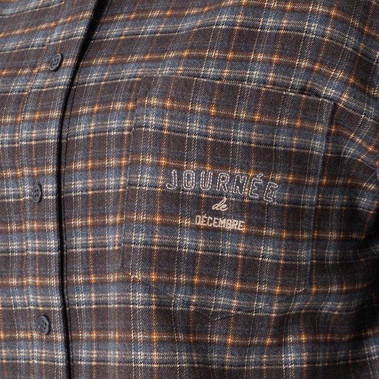 비지트 인 뉴욕 여성 체크 셔츠