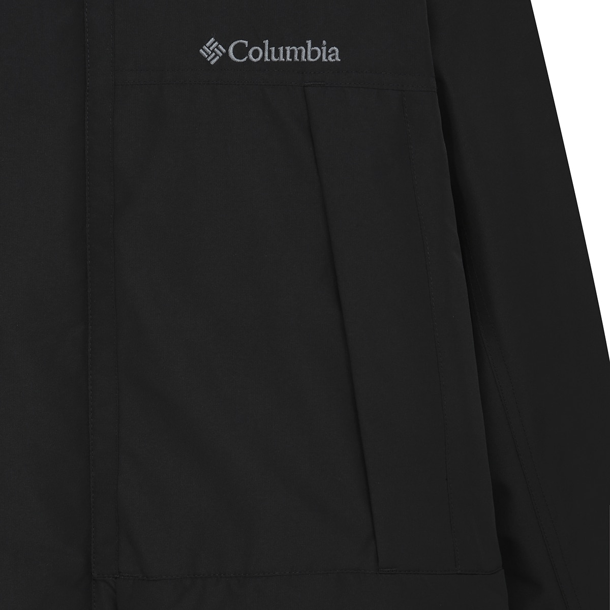 컬럼비아 남성 헤비 다운 재킷 - 블랙, XL