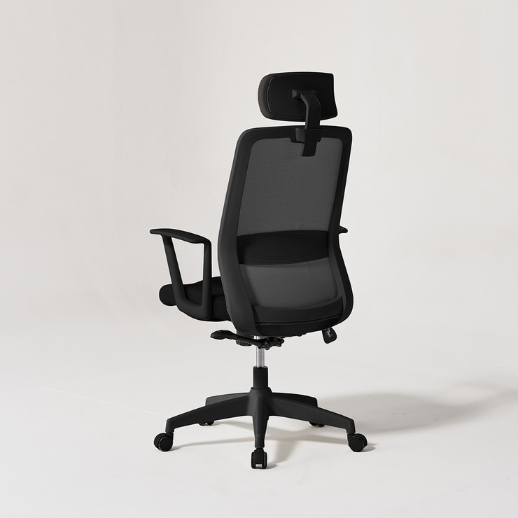 에르먼 워크온 체어 - 오닉스블랙