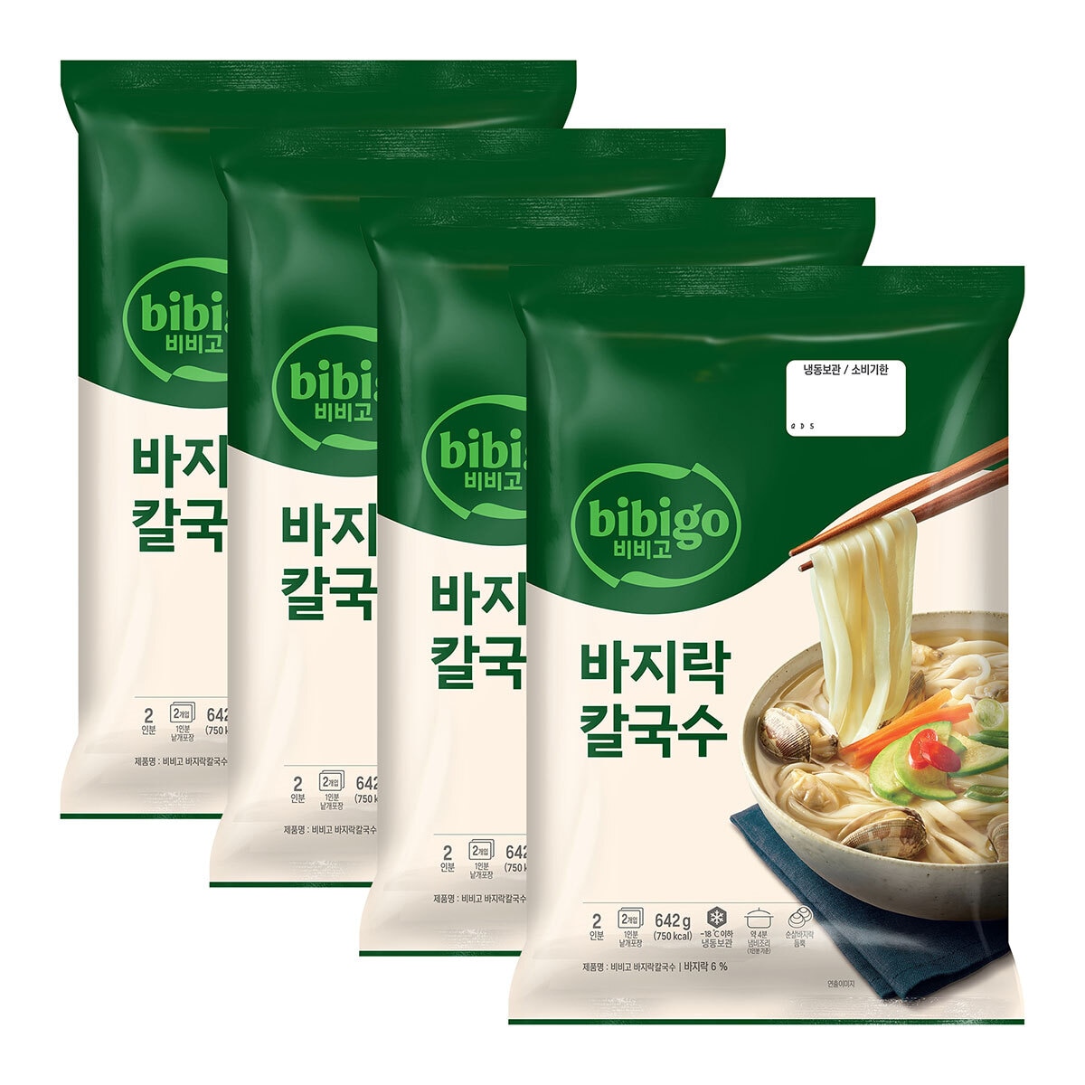비비고 바지락 / 교자 칼국수 골라담기 2 - 바지락 x 4