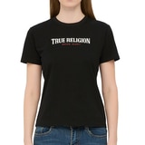 트루릴리젼 여성 반소매 티셔츠 - 블랙, XL