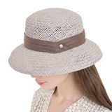 안드레아바나 여성 보우 햇 - 그레이