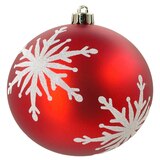 크리스마스 100mm 오너먼트 장식 18개 세트 - 레드/그린