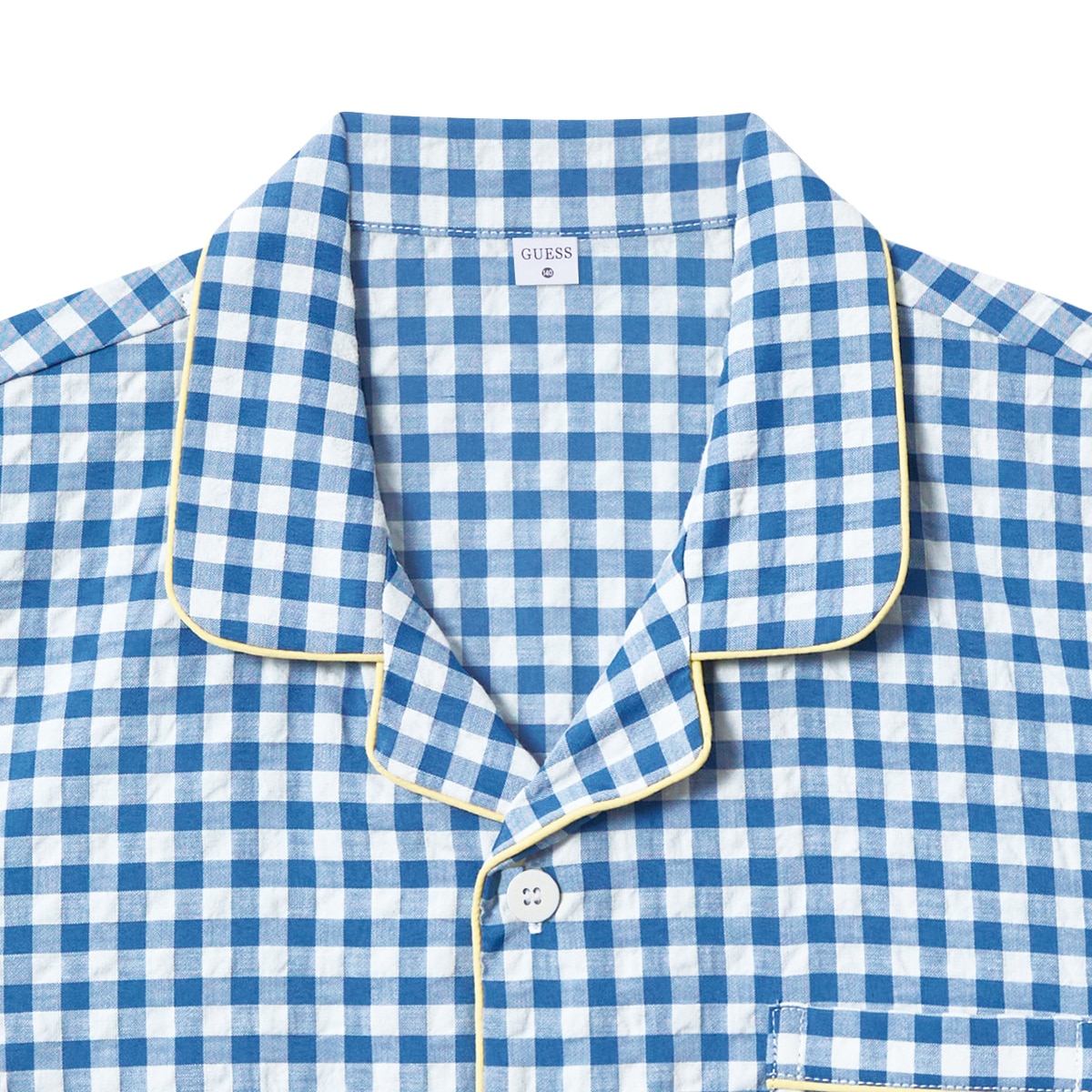 게스 주니어 시어서커 파자마 세트 - 블루