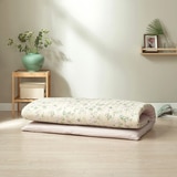 에이프릴앳홈 순면 누빔 워싱 면 요 - 싱글, 플라워(플로르)