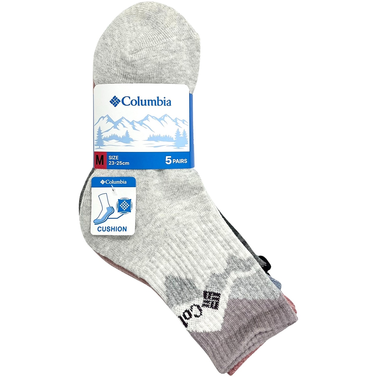 컬럼비아 성인 아웃도어 양말 5족 - M패턴