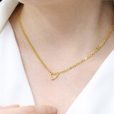 24K 순금목걸이 2돈 7.5g - 하트시그널