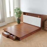 웨일슬립 루체 원목 침대프레임 - 라지킹