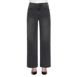 게스 여성 와이드핏 청바지 - 그레이