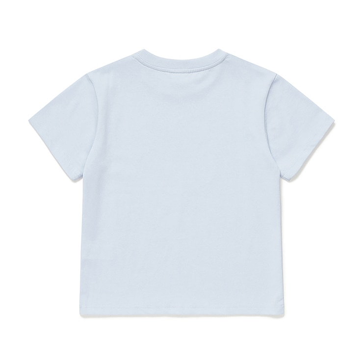 알로봇 키즈 반소매 티셔츠 세트 - 블루/화이트