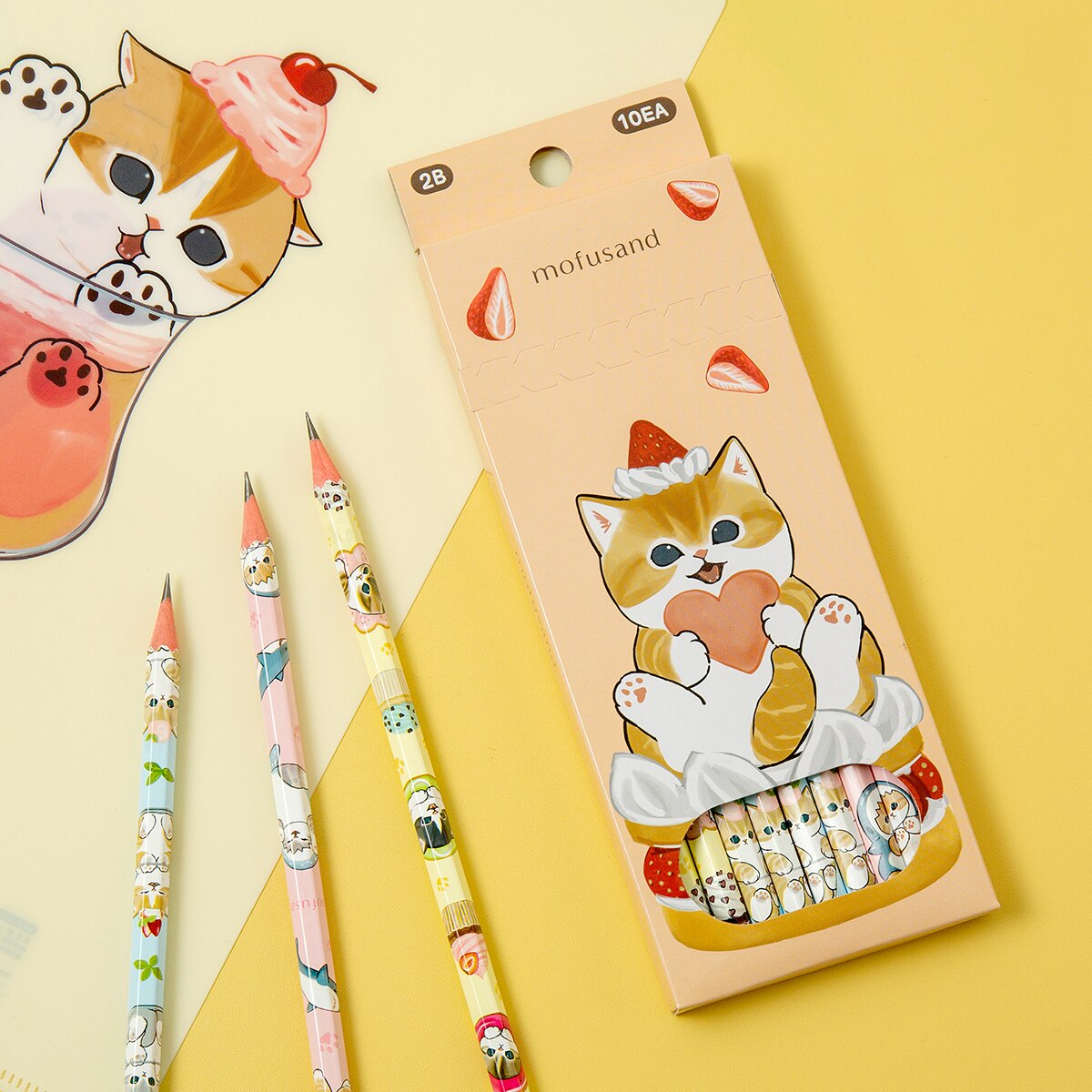 모프샌드 스위츠& 상어 연필 10개 x 10세트