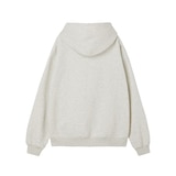 LAP 여성 기모 자수 후디 - 오트밀, S/M LAP 여성 기모 자수 후디 - 오트밀, S/M