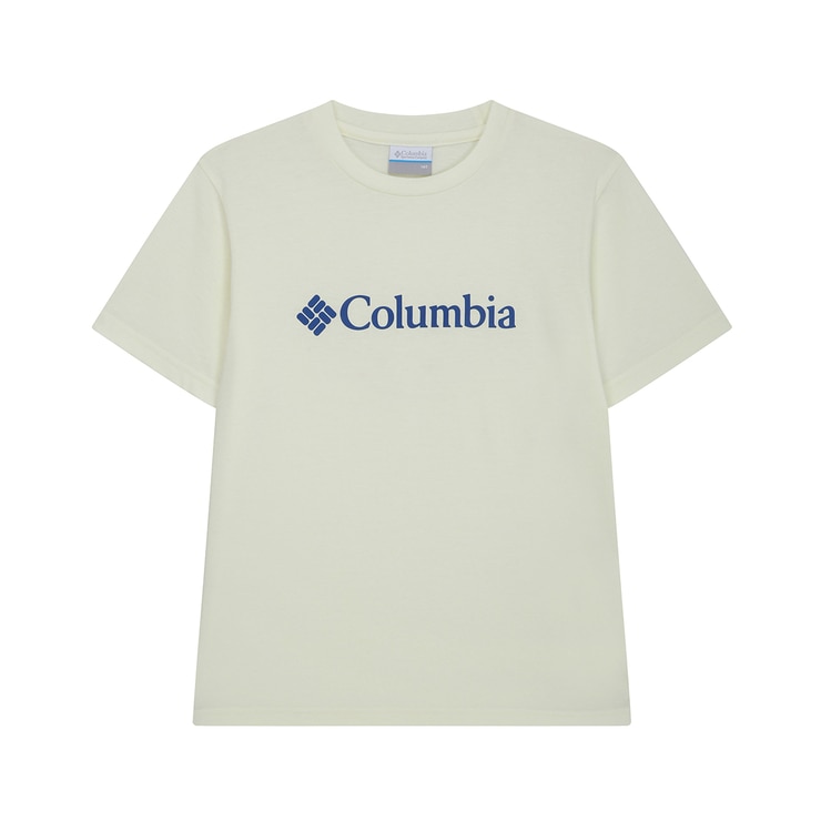 컬럼비아 키즈 반소매 티셔츠 3매 - 아이보리/민트/블루, 140