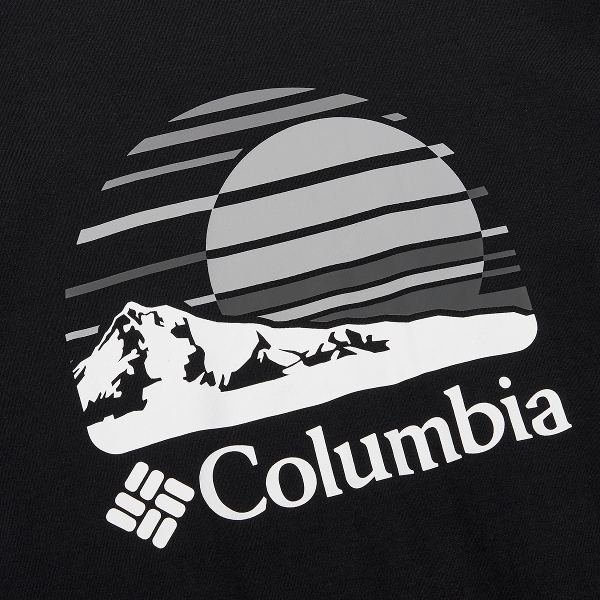 컬럼비아 남성 반소매 티셔츠 - 블랙, L(100)