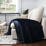 Life Comfort 텍스처 담요 152x177cm - 네이비 Life Comfort 텍스처 담요 152x177cm - 네이비
