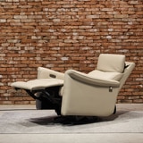 사트바 통가죽 모션스윙 전동리클라이너 1인