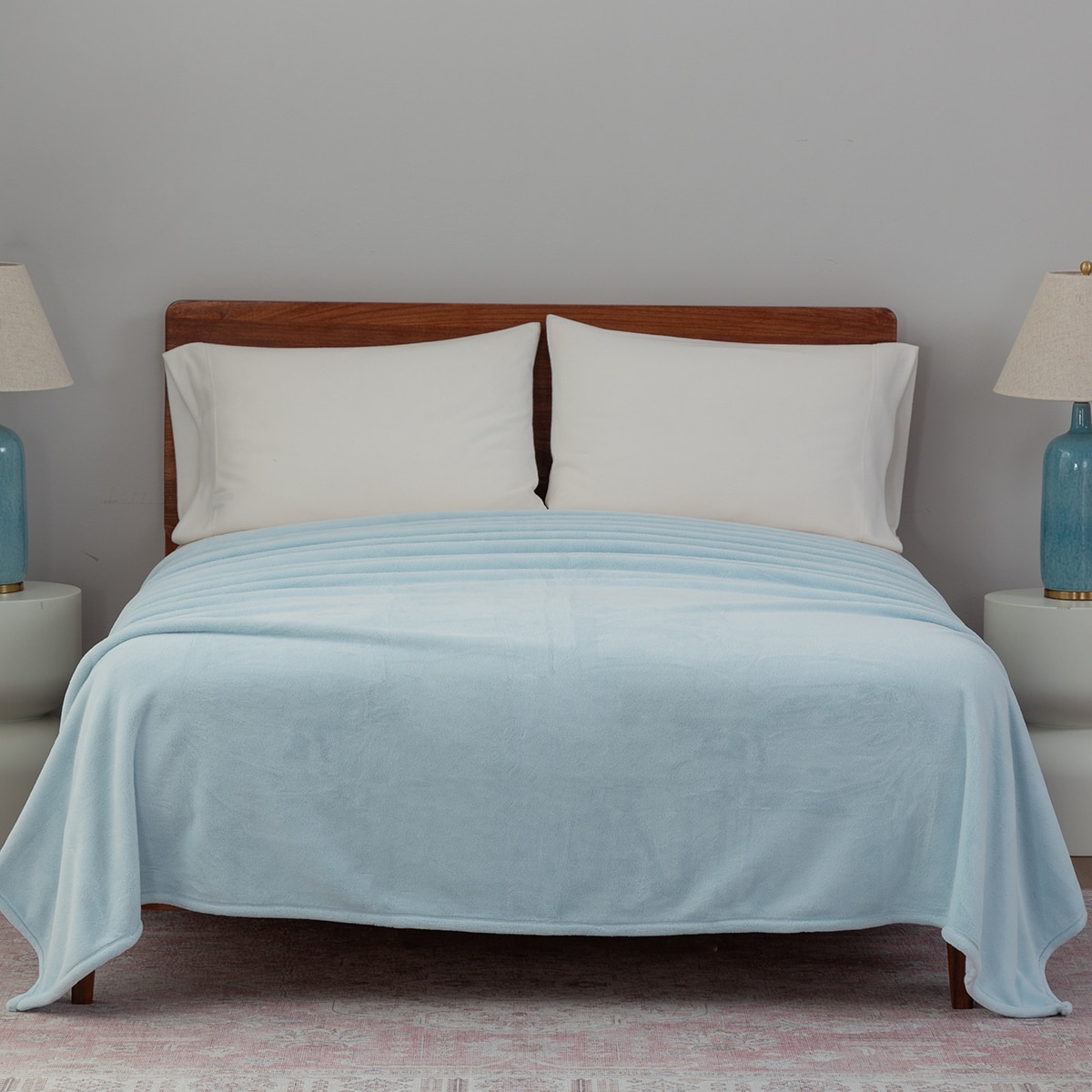 Berkshire 럭스 로프트 담요 249 x 234cm - 스카이블루 Berkshire 럭스 로프트 담요 249 x 234cm - 스카이블루