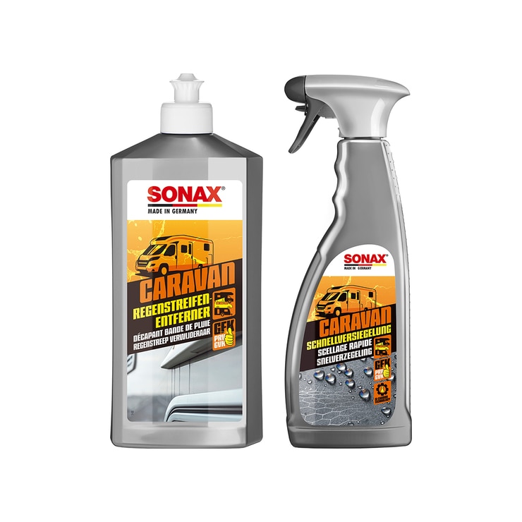 Sonax Caravan Rainstripe Remover & Coating set 2P 677186