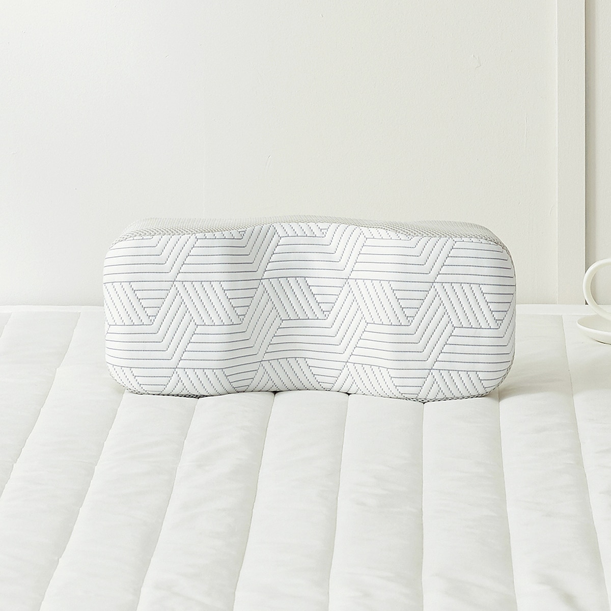 에이프릴앳홈 목편한 냉감 베개 38x16cm - 그레이