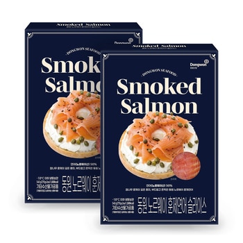 동원산업 훈제연어 슬라이스 270g x 2 x 2
