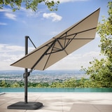 앳레저 캔틸레버 사각우산, 3.0 x 3.9m, 머쉬룸