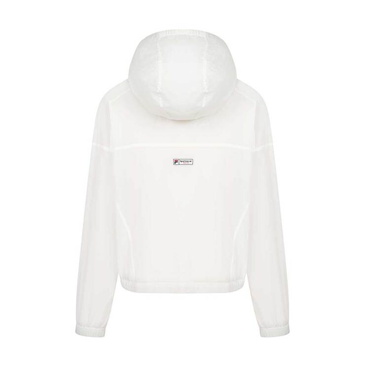 휠라 여성 립스탑 재킷 - 오프 화이트, M