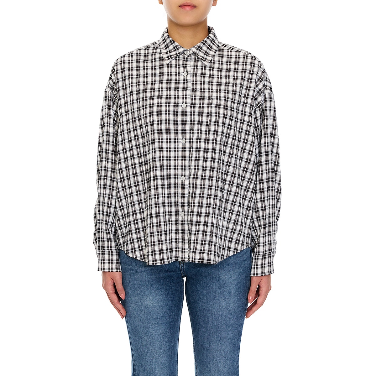 쥬시꾸뛰르 여성 체크 셔츠