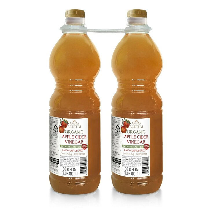 ACETUM 유기농사과식초1L x 2