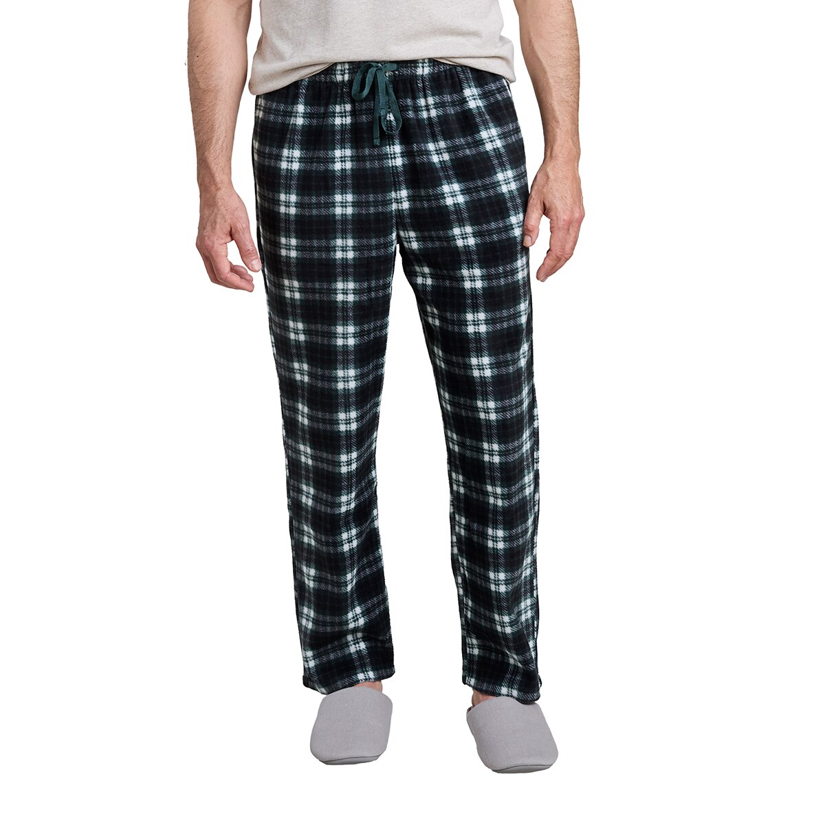 Copper & Oak 남성 플리스 라운지 바지 - 그린, L Copper & Oak 남성 플리스 라운지 바지 - 그린, L