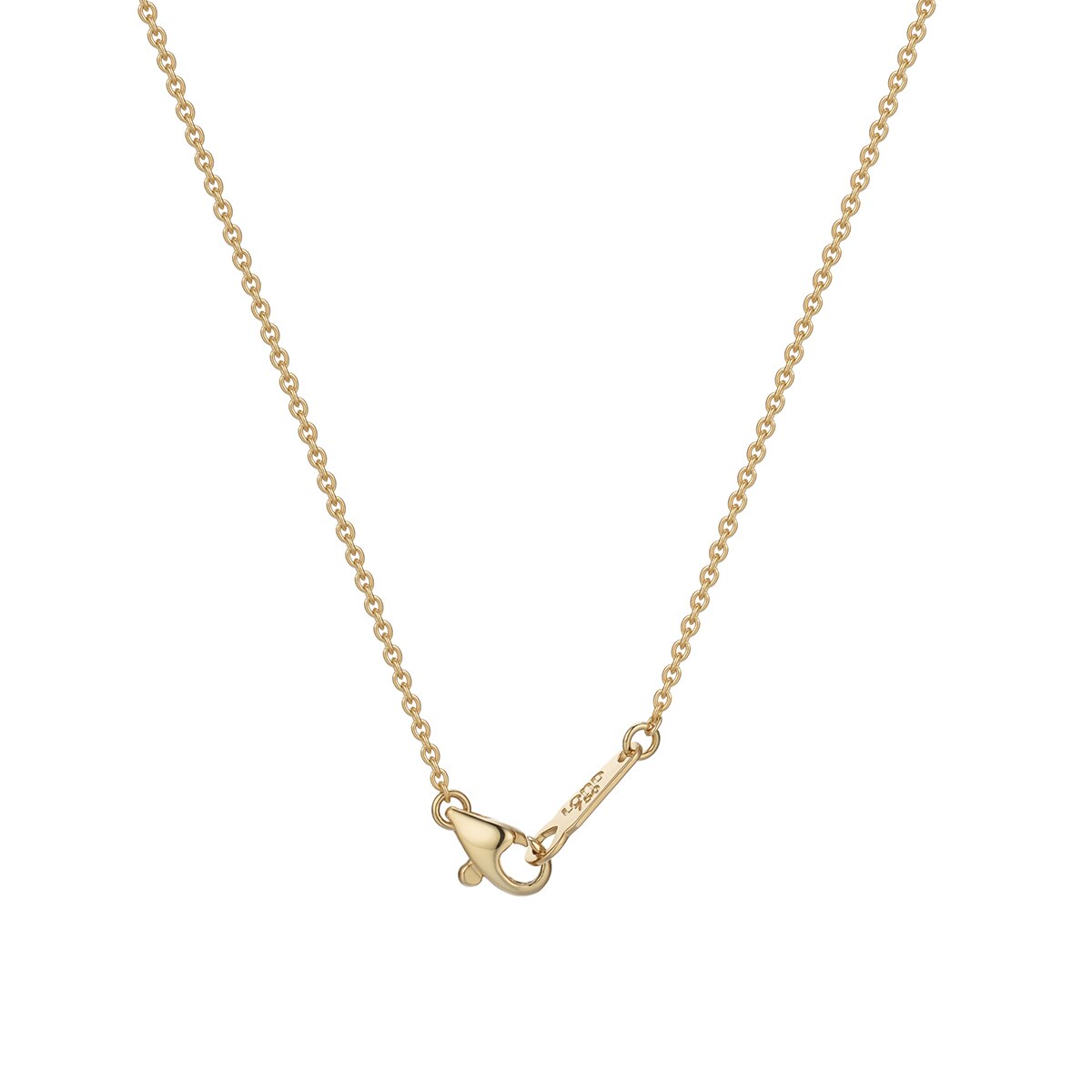 론드 벨리네 다이아몬드 목걸이 - 엘로골드