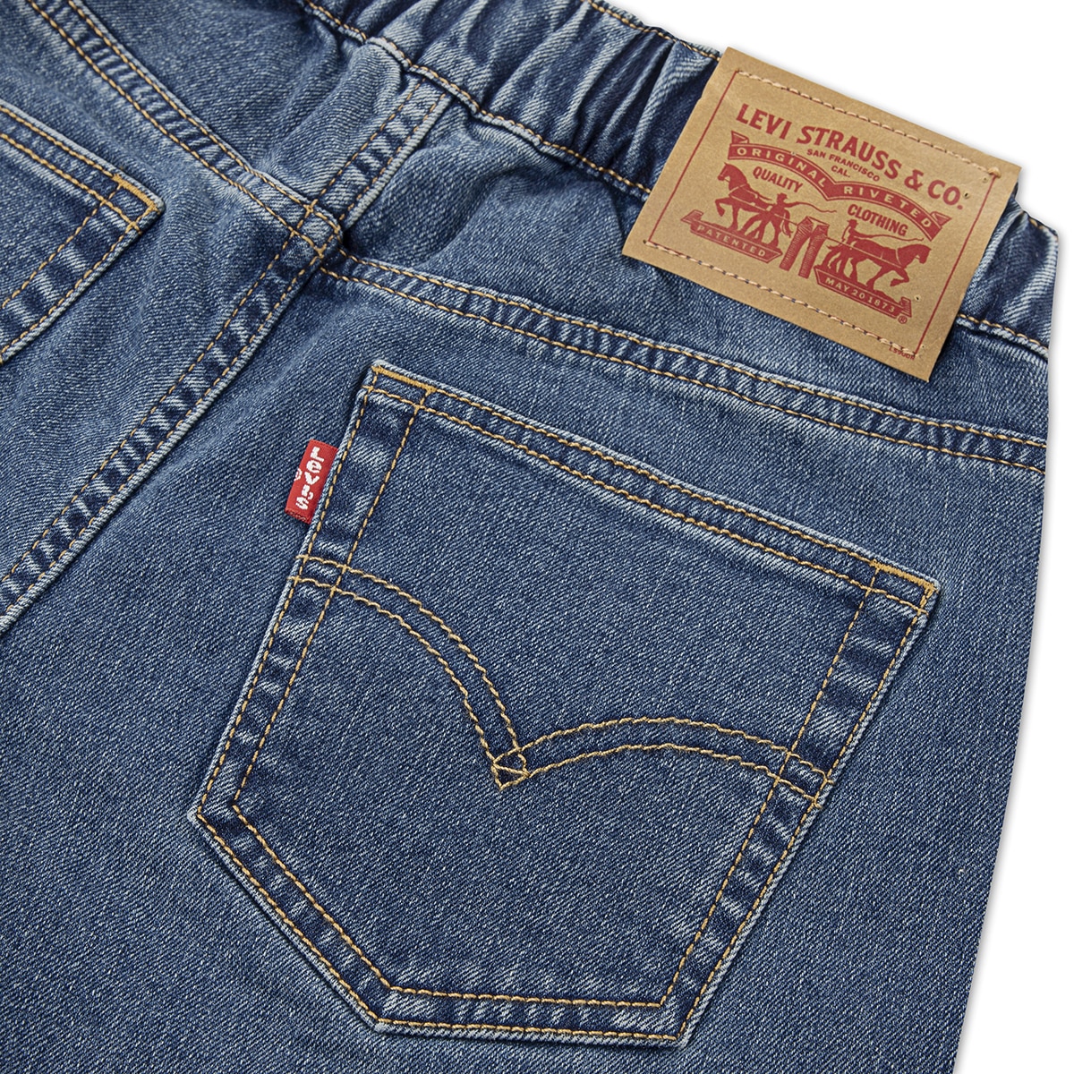 리바이스 키즈 청바지 - 다크인디고, XL