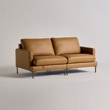 다우닝 코지 전체천연가죽 소파 3인