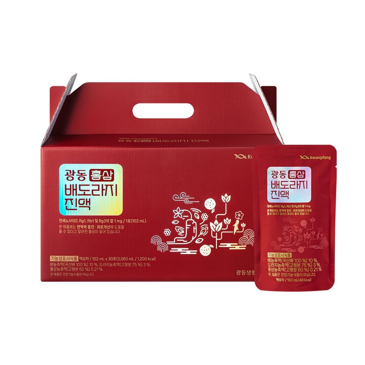 Kwangdong Pear and Bell Flower Extract 102ml x 30ct 681556