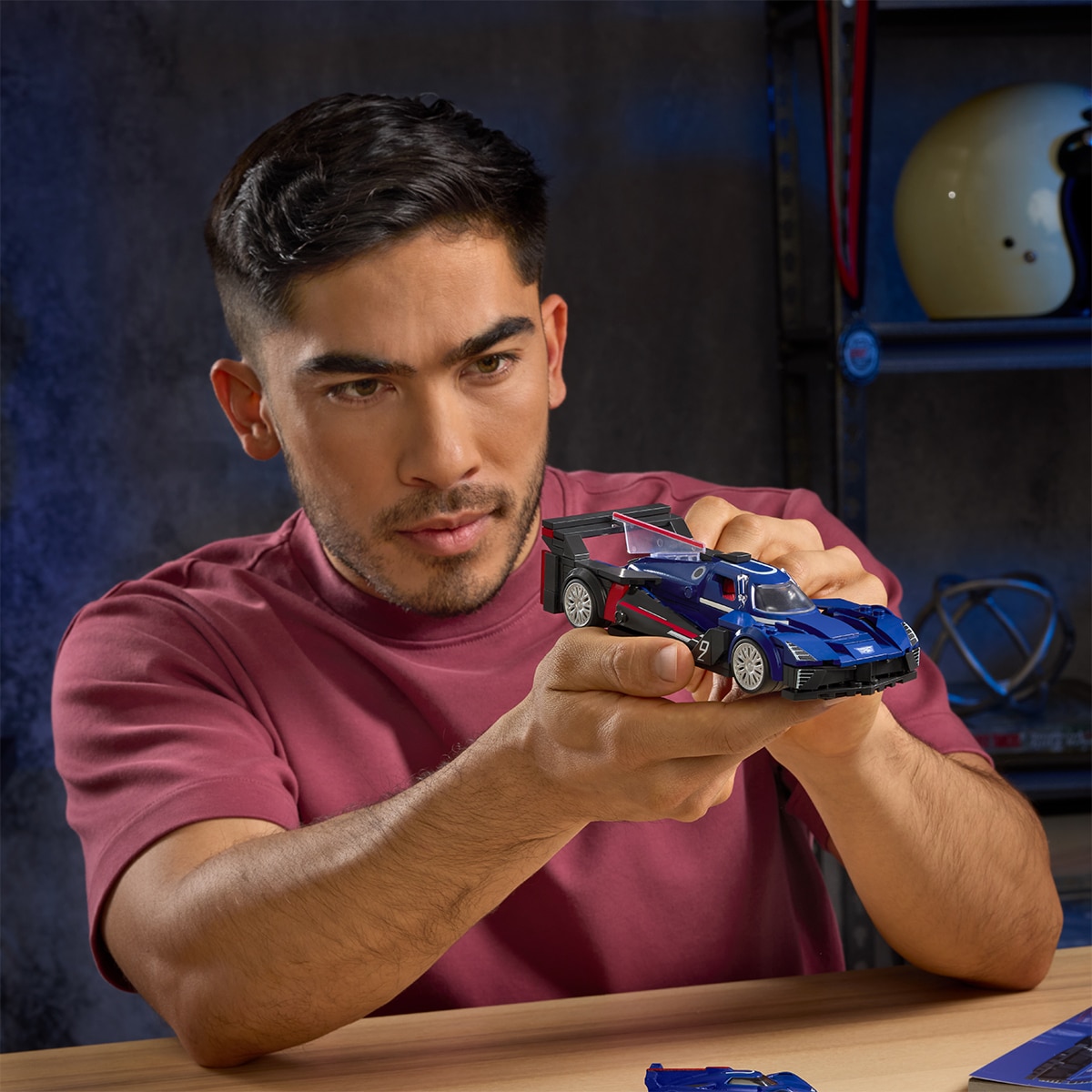 핫휠 브릭샵 캐딜락 & 콜벳 브릭 레이스카