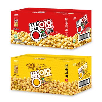 뻥이요 골드 60g x 15봉 & 허니 뻥이요 50g x 15봉