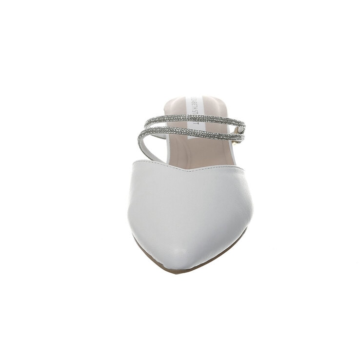 엘리자베스 스튜어트 쥬얼 투웨이 슬링백 - 화이트, 240mm