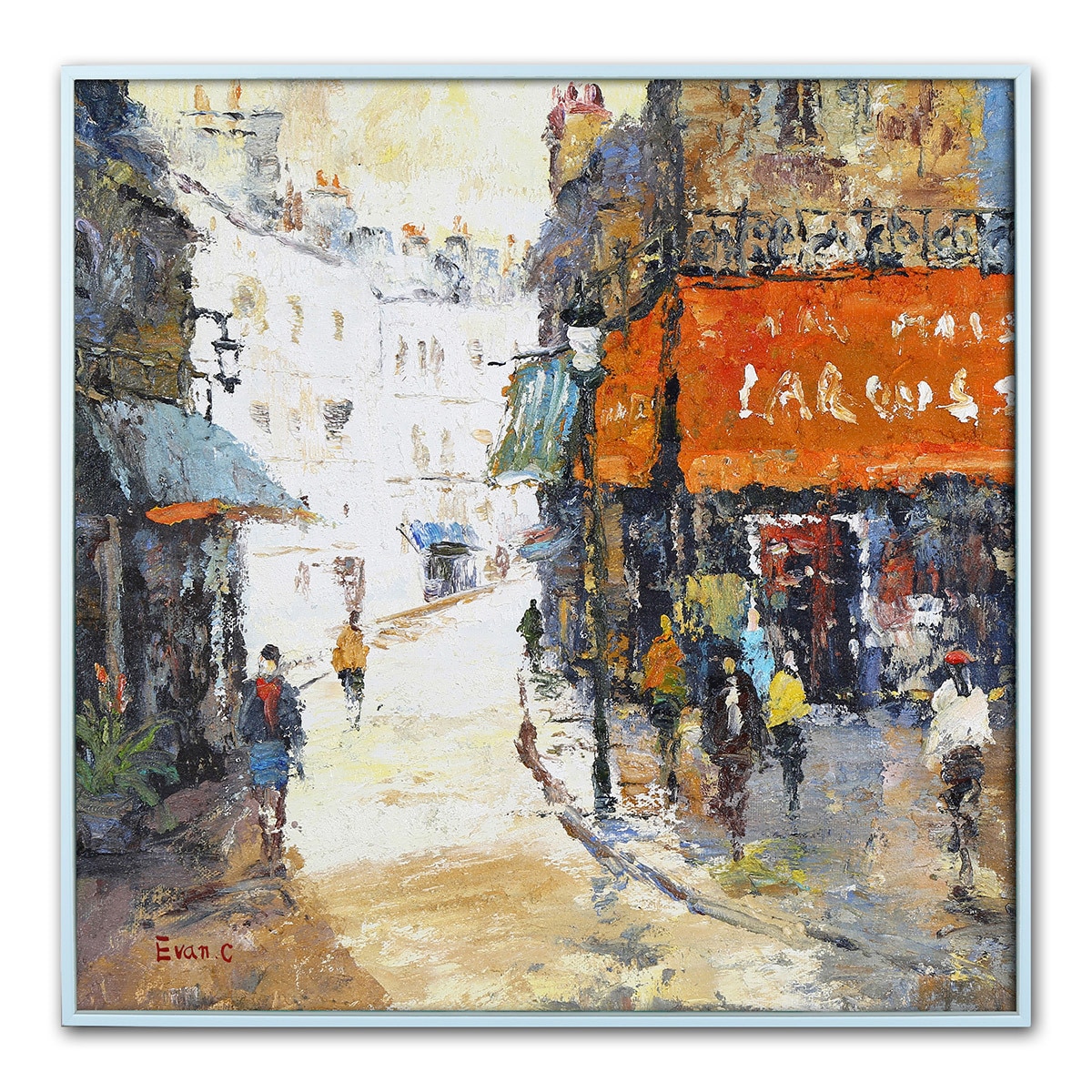 지클레 그림 액자 76x76cm - 파리카페