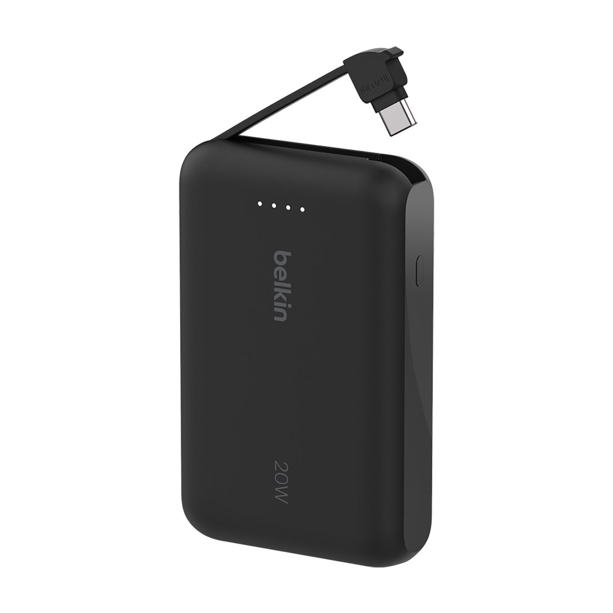 벨킨 C 타입 케이블 일체형 20W 10000mAh 보조배터리 - 블랙 벨킨 C 타입 케이블 일체형 20W 10000mAh 보조배터리 - 블랙